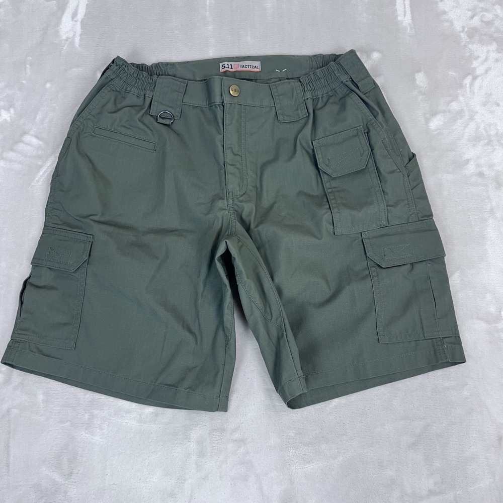 5.11 Taclite Pro Shorts Womens 12 Green Cargo Ripstop Utility Hiking Gorpcore